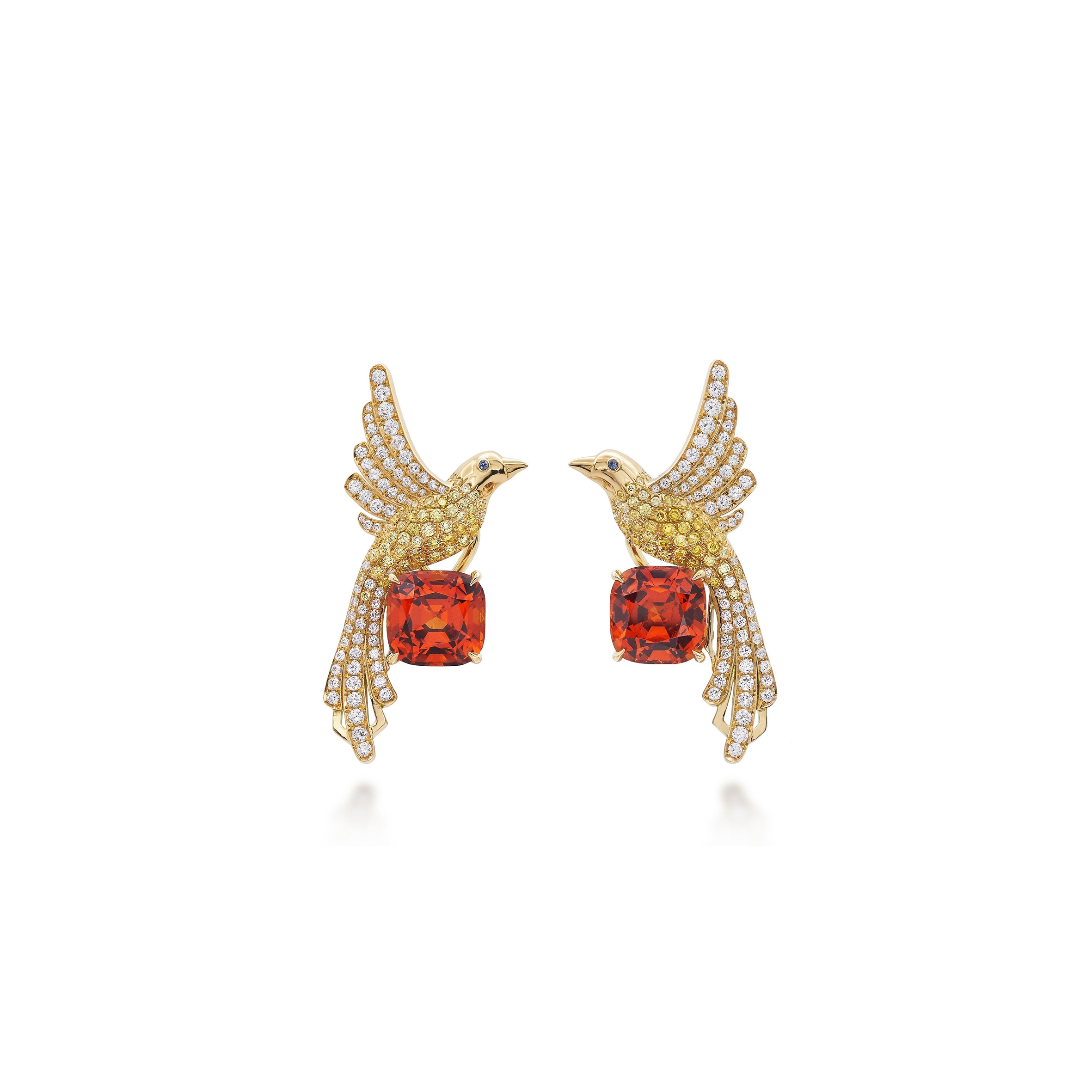 TIFFANY FEATHERED CLOAK AND EARRINGS 399841